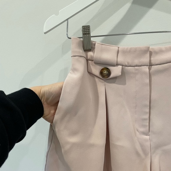 Express Shortie High Rise Blush Pink Shorts - Picture 5 of 8